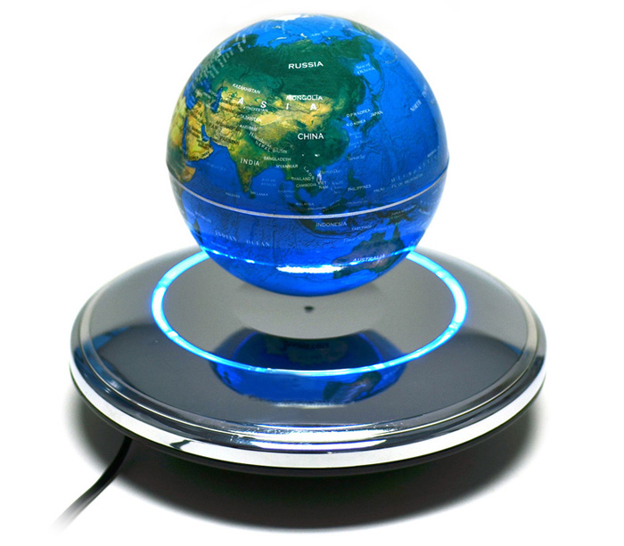 Blanco Londen Reizende handelaar Gadget: Zwevende Wereldbol / Globe €39 | Gadgets From China