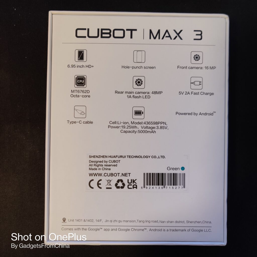 Cubot Max 3 Smartphone