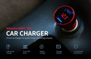 Alfawise Dual USB Car Charger