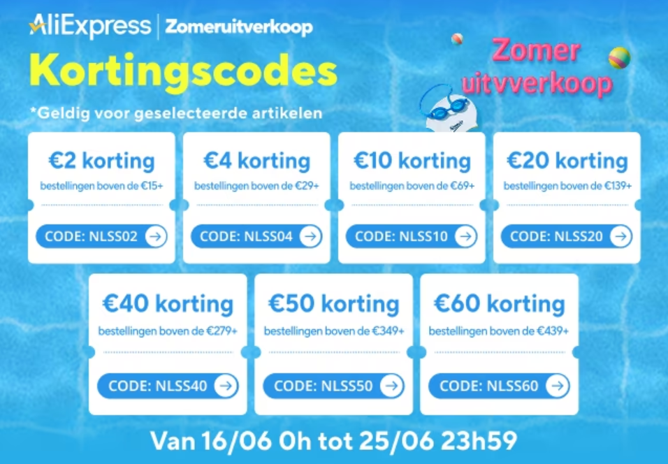 Aliexpress coupons juni