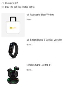 Black Shark 4 Pro Smartphone 8 gifts