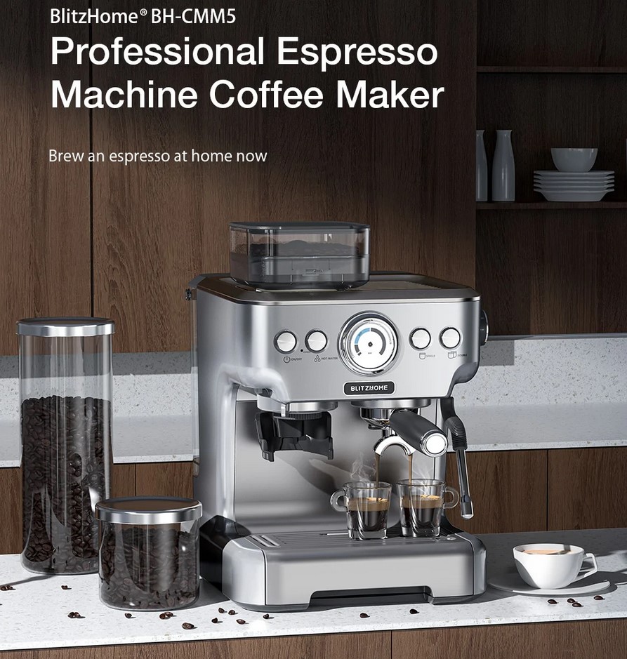 BlitzHome BH-CMM5 Espresso Machine