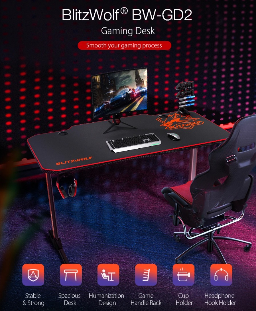 BlitzWolf BW-GD2 Gaming Desk