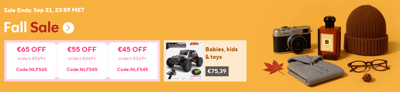 Fall Sale Aliexpress