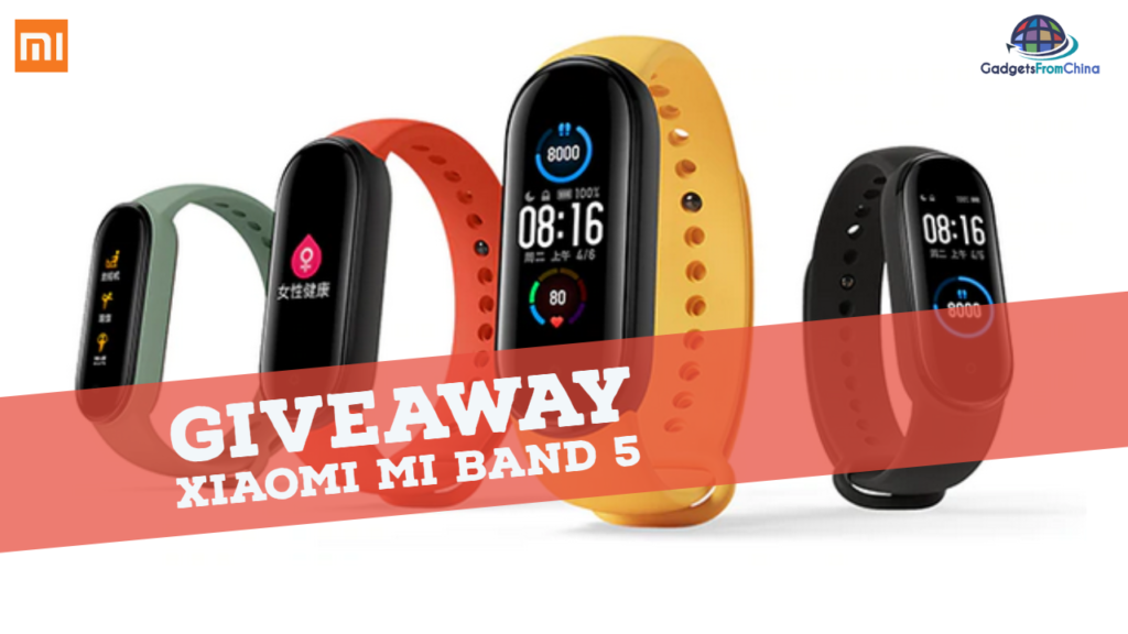 Giveaway Mi Band 5