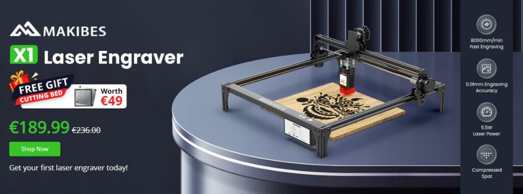 Makibes X1 laser engraver cutter