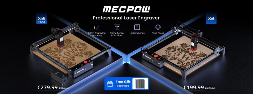 MECPOW X3 Pro Laser Engraver Cutter