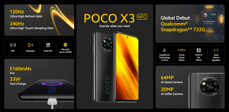 POCO X3 NFC Smartphone