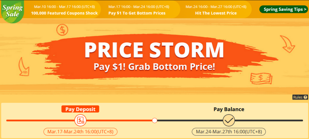 Price Storm Banggood