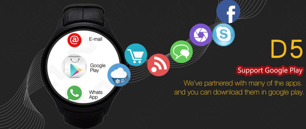 Android 4.4 Smartwatch No.1 D5