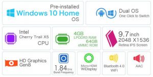 Teclast X98 Plus II Android-Windows10