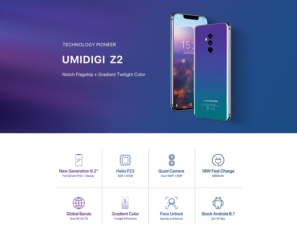 Umidigi Z2 Smartphone